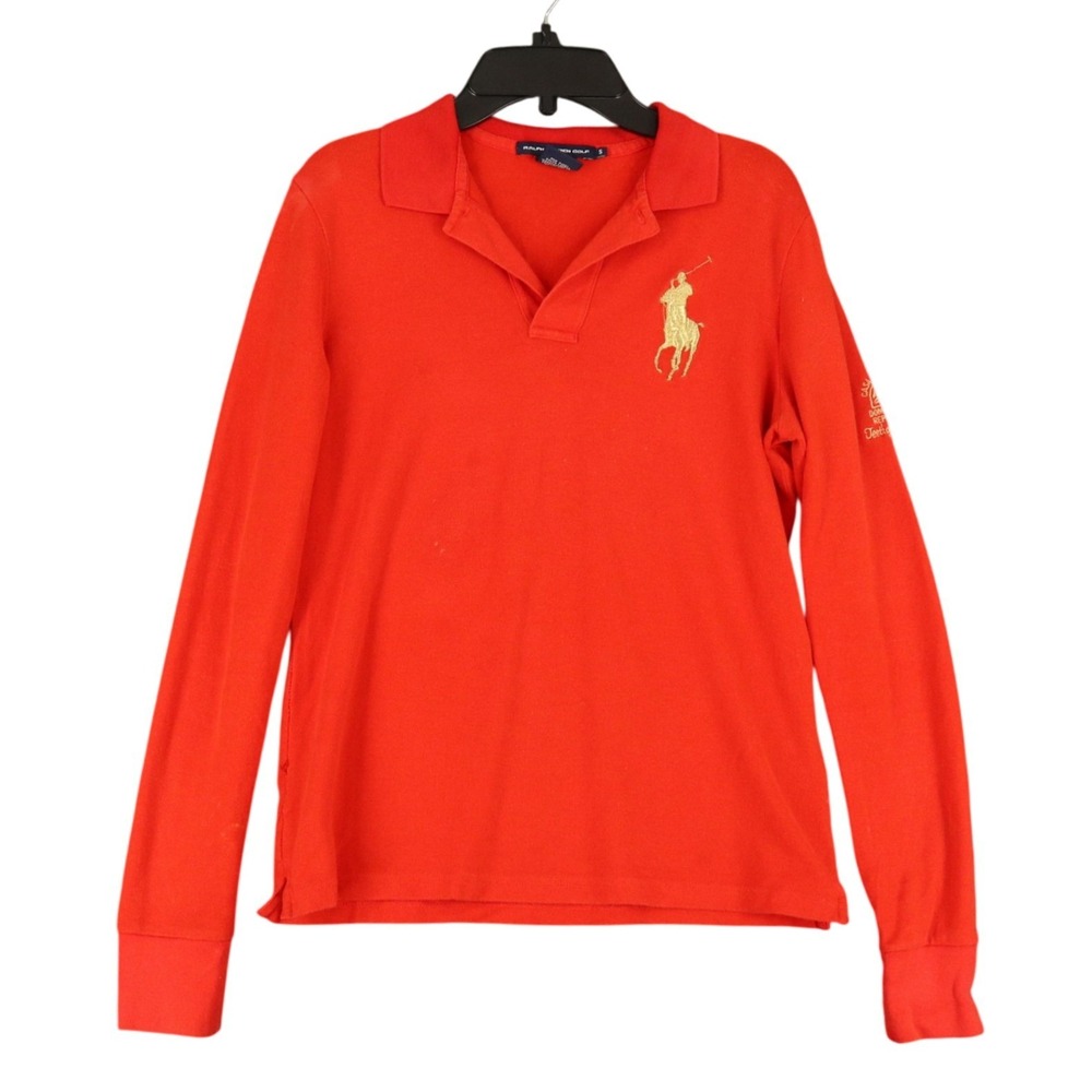 Ralph Lauren Golf Womens S Big Pony Long Sleeve Polo Shirt Casa De Campo